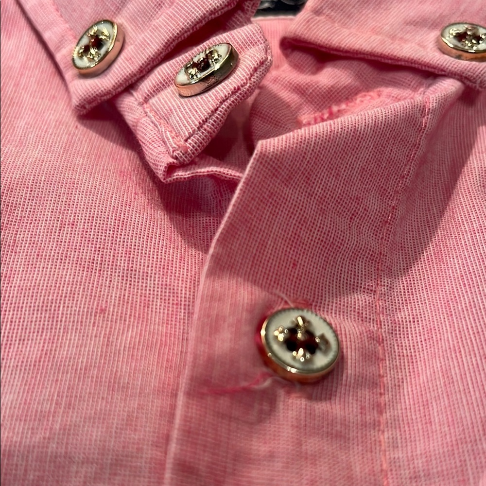 Chanel by Max Pink Collared Button Down Shirt, men - Picture 7 of 12